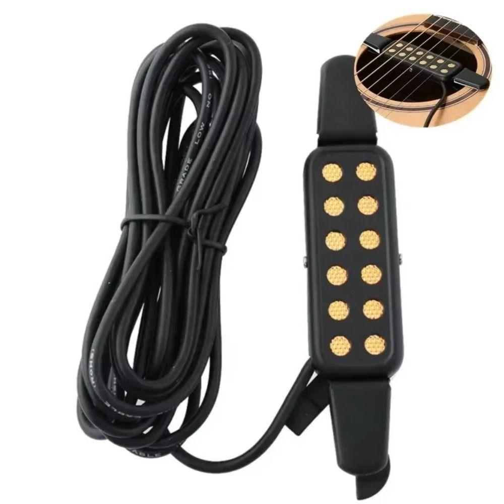 Sound Hole Guitar Pickup Connect Amplifier Acoustic Guitar Pickup  Guitar Parts