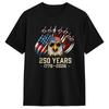 Amerikanische Flagge 250 Jahre 17762026 250. Geburtstag 4. Juli T-Shirt Herren Baumwolle Vintage T-Shirts T-Shirt Kurzarm Kleidung