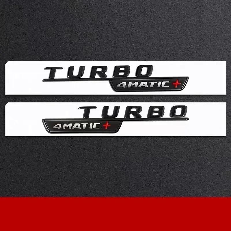 Samolepka na auto AMG W220 Pro Benz 4ks/sada 3D ABS Samolepka na auto pro Mercedes-Benz Třída CLS TURBO 4MATIC Modifikované logo AMG CLS 53S 63S