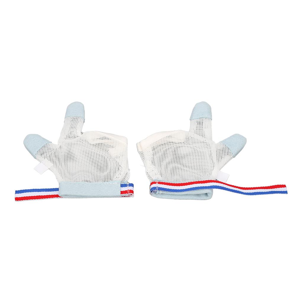 1 Pair Toddler Finger Guard Massage Gums Good Breathability Adjustment Size Comfortable Baby Stop Thumb Sucking Finger
