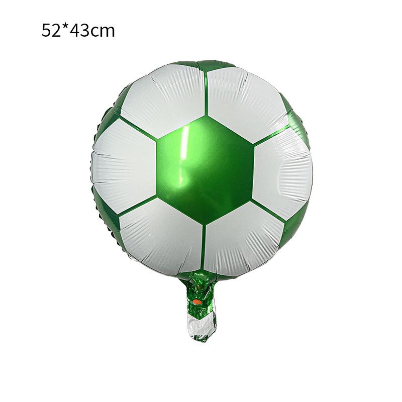 18 Inch Black And White Football Balloon Football Basketball Balloon Baseball Sports Aluminum Film Balloon European Cup Decorative Props