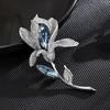 Full Diamond Tulip Brooch, Exquisite and Luxurious Crystal Brooch, Design Sense, Niche Brooch