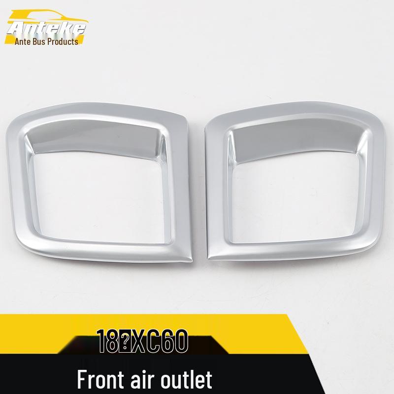 XC60 Front Air Outlet Trim: 18 Model-Compatible Dashboard AC Panel Decoration