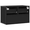Vidaxl Szafka Pod Telewizor, Czarna, 60X31X39,5 Cm