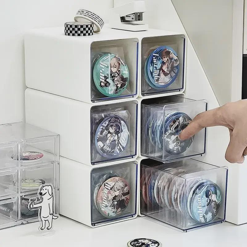 Baji 75mm Acrylic Drawer-Style Storage Box – Transparent, Moisture-Proof, Large Capacity