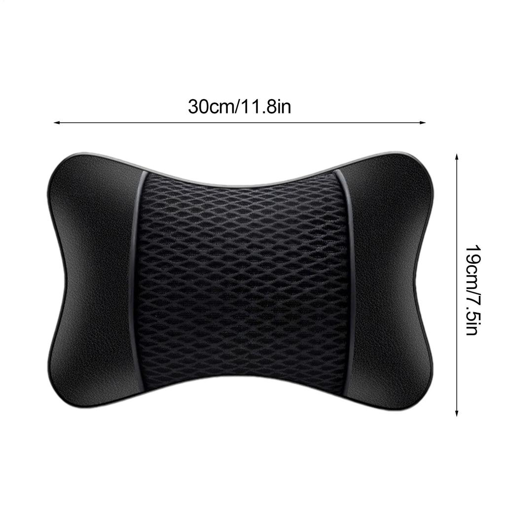 Elastyczny Oddychający Skórzany Zagłówek Dwustronny Samochodowy Ciężarowy Wnętrze Zagłówek Poduszka Podpierająca Szyję Wygodny Uniwersalny Zagłówek