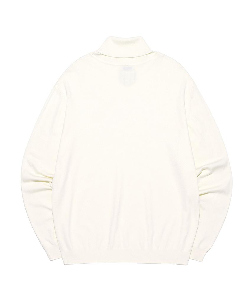 LEE Turtleneck Washable Knit Ivory