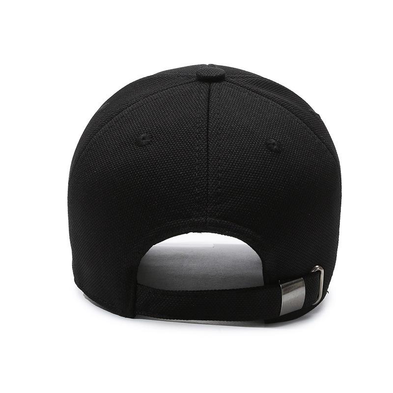 Men Embroidered Letter Baseball Cap Women Black Cap Spring Summer Ponytail Panama Cap Snapback Hat Sun Visor Hats Fishing Hat Peak Cap