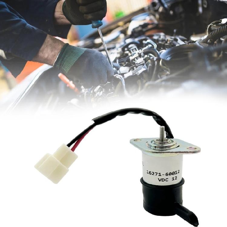Universal 12V Fuel Flow interrupts Valves Long Lasting Performances Fuel Shutoff Valves  for Agricultural Construction Use