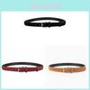Classic Leather Womens Belt With Alloy Buckle For Casual And Office Wear