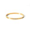 New Waterproof Cubic Zirconia Bangles Stainless Steel Bracelets Tarnish Free  Jewelry for Women Factory Wholesales Customize