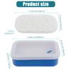 Travel Soap Case Silicone Shampoo Bar Holder with Draining Leakproof Portable Travel Soap Container for Bathroom