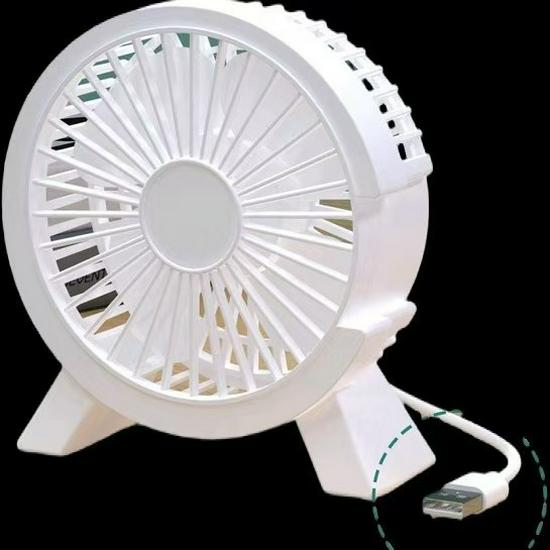 

Silent Mini Portable Desktop Fan for Dorms & Homes - New Versatile Model 12x4x13 cm белый