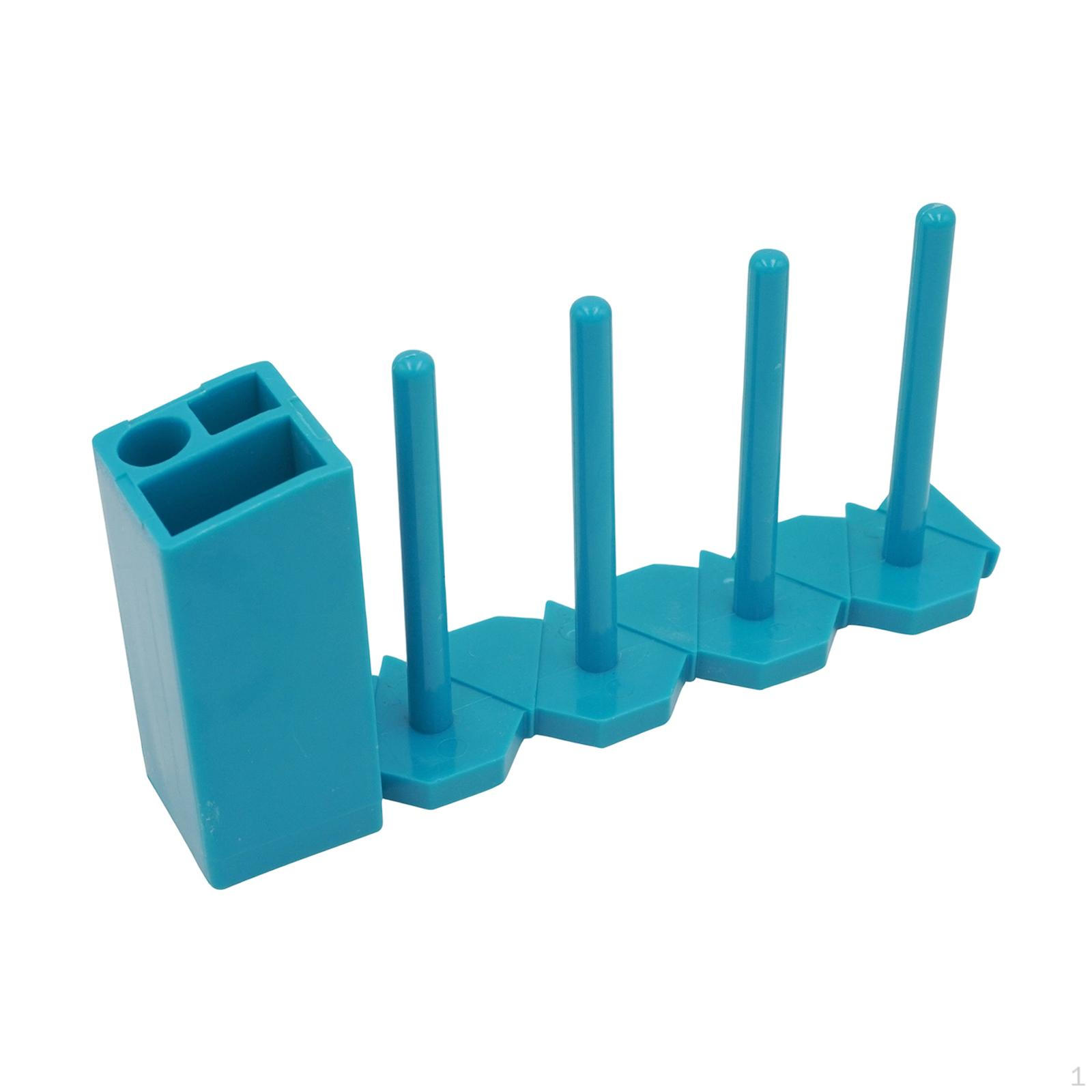 

Bobbin Holder Organizer 2 in 1 for Organizing and Storing Storage Box Efficient Thread синій