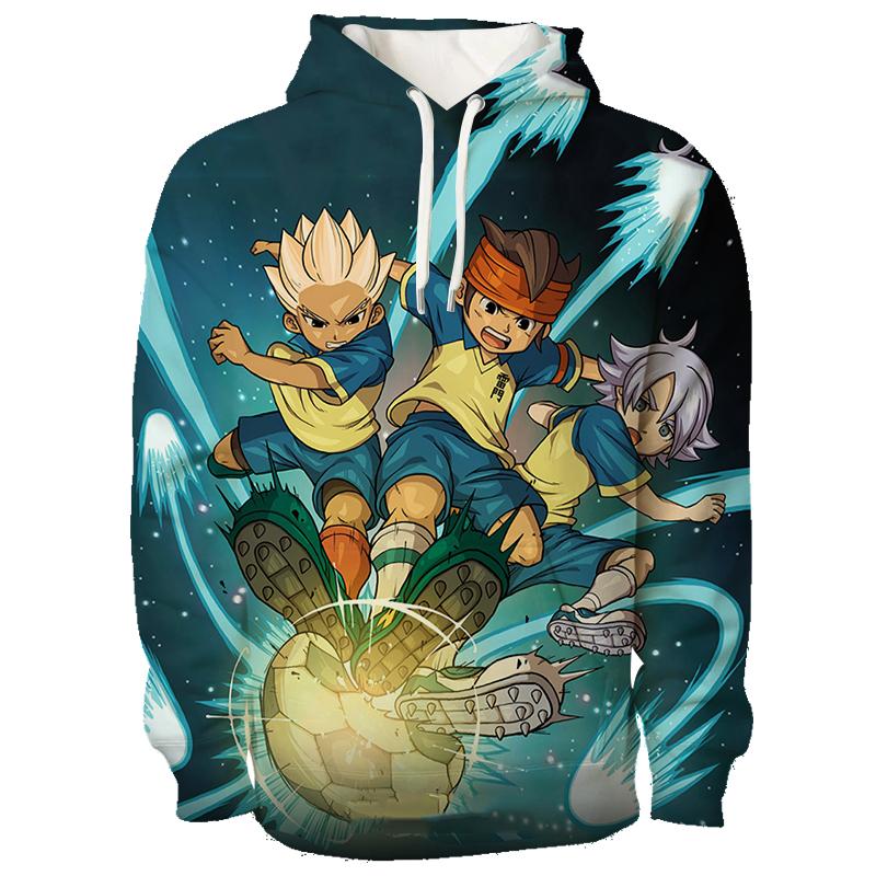 

Inazuma Eleven Cosplay Hoodies 3D Shuuya Gouenshi Print Sports Pullover Children s Sweatshirt Autumn/Winter Outdoor Y2k Tracksuit 160