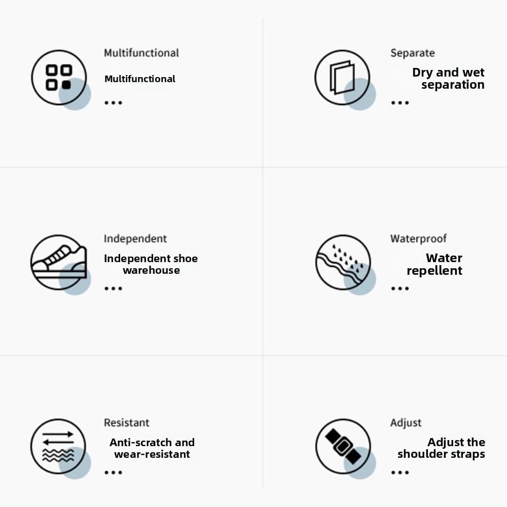 Waterproof Swimming Bag Shoe Compartment Fitness Bag Sports Backpack Outdoor Beach Bag Boys Girls