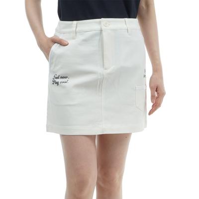 Gonna UV da Golf L [Pin Apparel] da Donna (Elasticità multidirezionale, asciugatura rapida, protezione) / / 622-4134304 030_Bianco