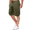 Pantaloncini da lavoro estivi da uomo Pantaloni larghi casual a cinque punti Pantaloncini da jogging da uomo con cerniera multitasche