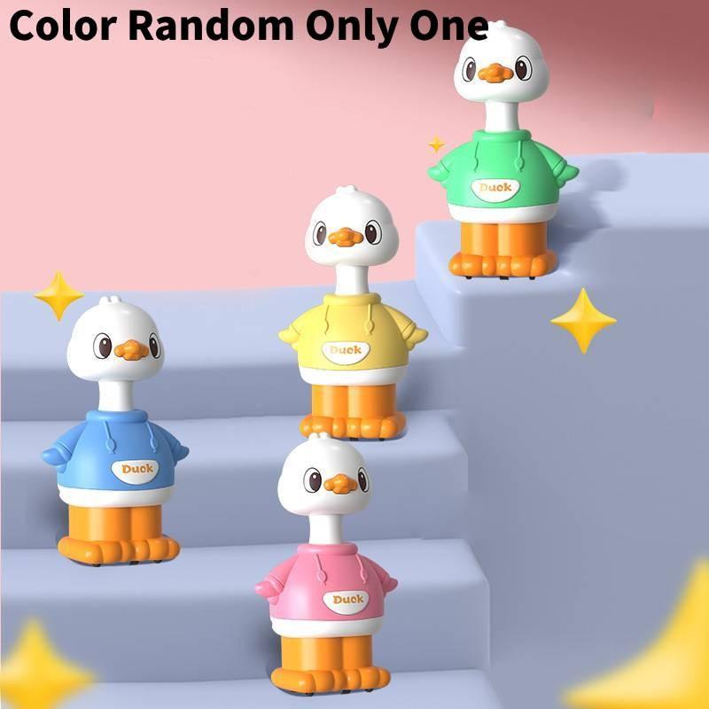 

Plastic Animal Pressing Inertia Moving Duck Toy For Kids Development And Interactive Play