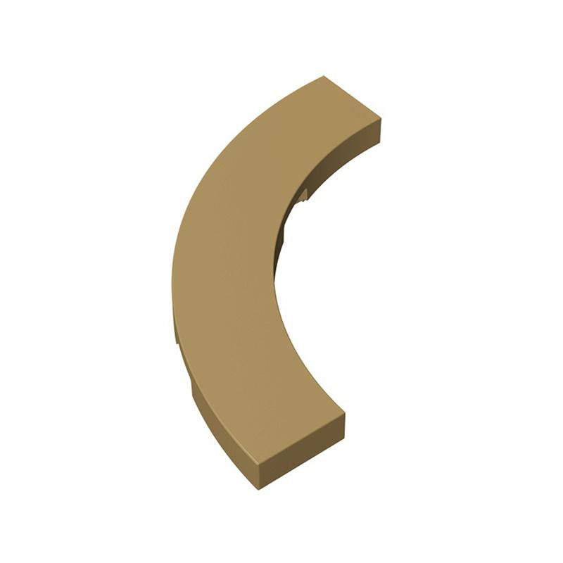 

10 Units 27507 4X4 Curved 1/4 Ring Corner Constructing Cubes My Own Creation Classic Design Works with Brick Children Kids Playthings Gift Option Box 10PCS