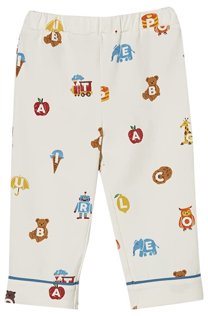 

BABY Alphabet Pattern Long Pants PBCP231431 OWHT 80 [Gelato Pique]