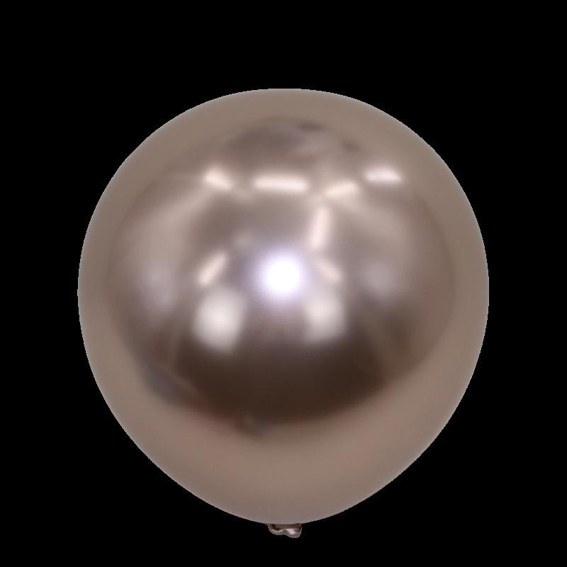 Shuai An Metallic Chrome Balloons: Gold, Silver, Blue, Green, Purple - 5", 10", 18", 36" Round Latex Party Decorations