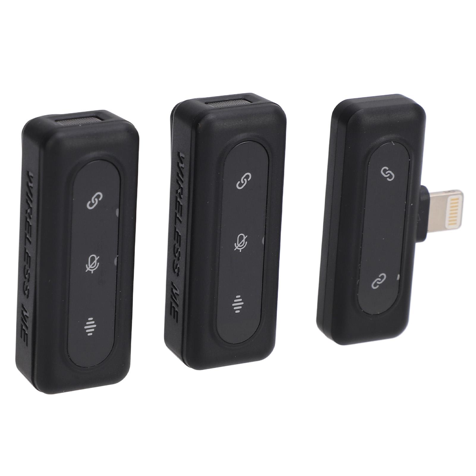 

Беспроводной петличный микрофон с шумоподавлением, клипса на лацкан, мини-микрофон для записи в прямом эфире