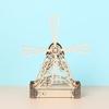 DIY Wooden 3D Windmill Puzzle Kit