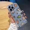 Cartoon Animal Avatar iPhone17Promax Mobile Phone Case, Cute and Suitable for Apple 16promax Space Case.
