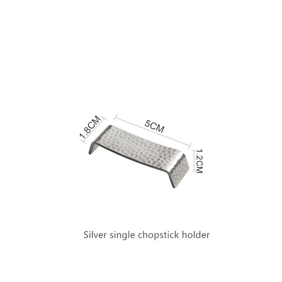 304 Stainless Steel High-end Western Food Table and Chopstick Holder, Light Luxury Shared Spoons and Chopsticks