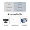 1080p Full Hd Webcam Built-in Microphone Usb Plug Web Cam Compatible For Mac Laptop Youtube Xbox