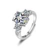 Copper Ring 6A Zircon Ring For Man Women Wedding Engagement Jewelry Accessories Beautiful Fashion High Quality Gift