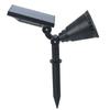 Waterproof 2pcs 7LED Solar Lawn Lights Spotlights Outdoor Garden Yard Landscape Spike Light