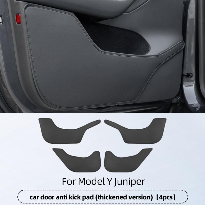 For Tesla Model Y Juniper 3 Highland YL Car Door Anti-Kick Pads Side Door Panel Protector Anti-Dirty Pad Car Interior Decoration