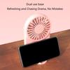 Lightweight USB Fan Multifuntional Cooling Device Small Fan Handheld Powerful Fan Cute Desk Fan for Desk Travel Use