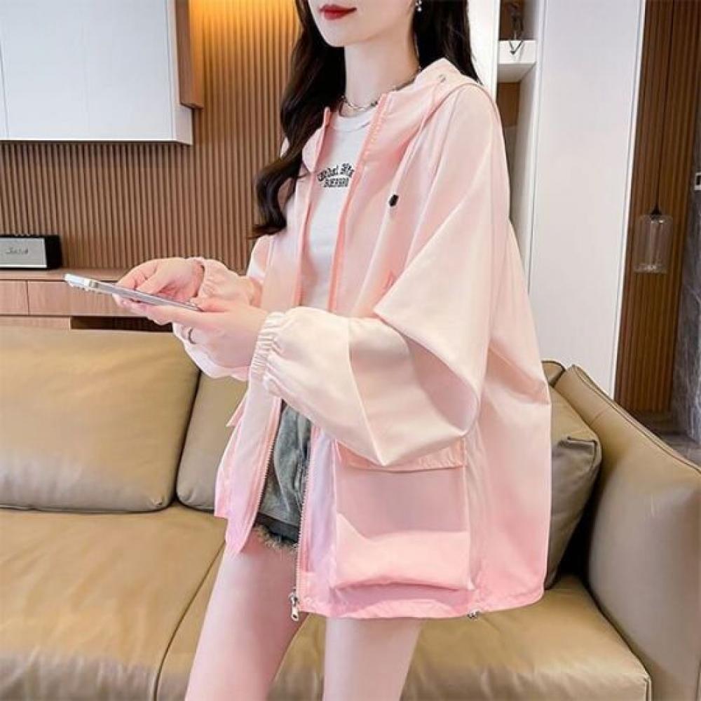 Navava Windbreaker Hoodie Jacket Gradient Long Sleeve Nc387