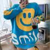 Autumn & Winter Women's Smiley Face Comfy Knit Sweater - Versatile Loose-Fit Pullover