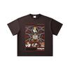 260 GSM Double Yarn 32 Count 100% Cotton HXH V8 Kurapika Uvogin Print Unisex Heavy Cotton T Shirt