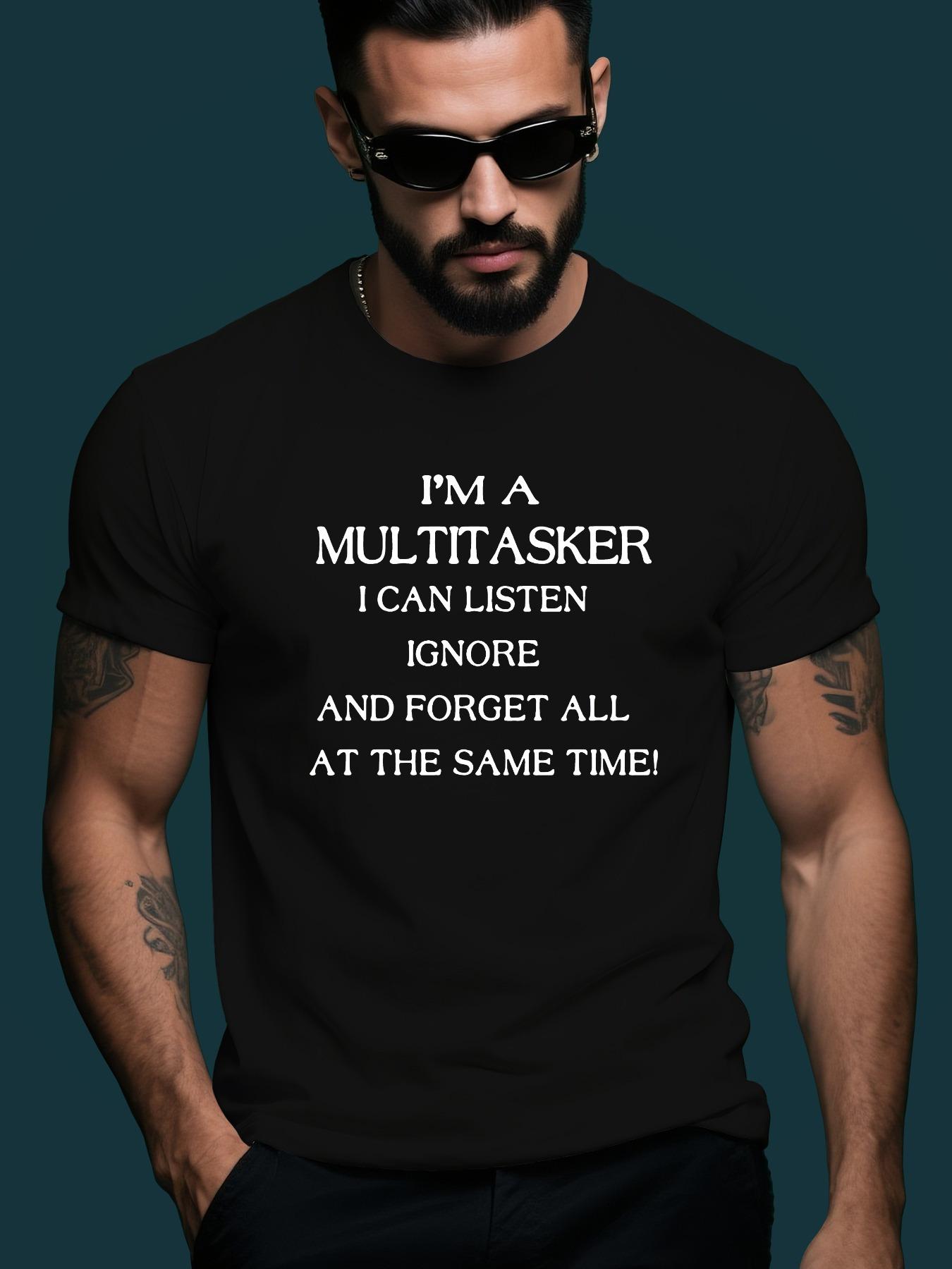 Multitasker Trendy Streetwear Summer Casual Crew Neck Sho... XXL