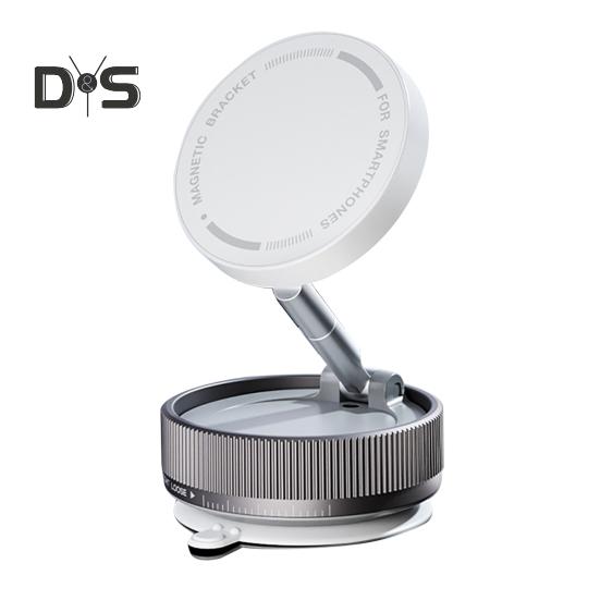 

Автомобильный магнитный держатель для телефона MagSafe с вращением на 360 градусов, автомобильное крепление N52, магнитная подставка для телефона с кольцом для iPhone белый