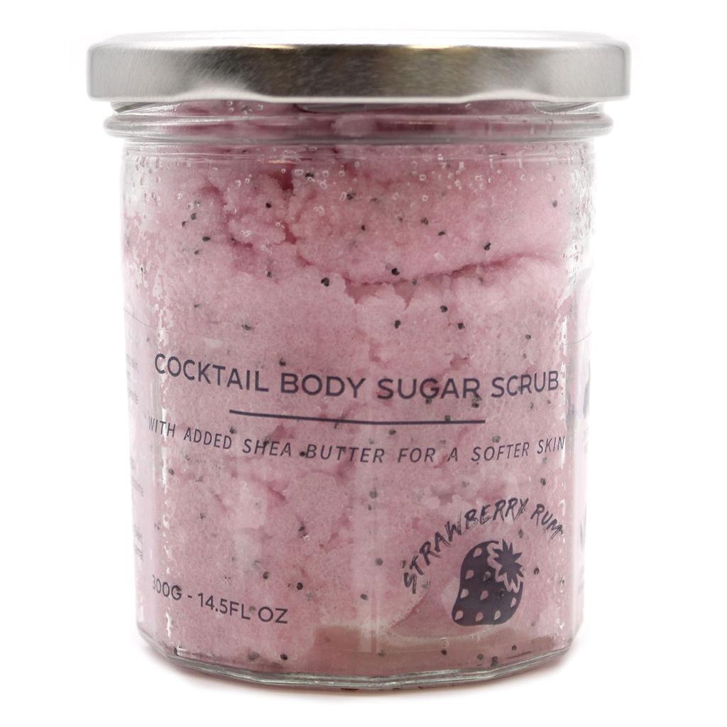 Sugar Body Scrub, Strawberry Rum 300g