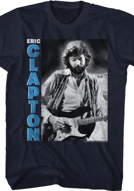 Classic Eric Clapton Print Tee Shirt for Summer Black Size S234XL NZ313
