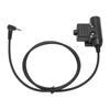 PPT Push to Talk Adapter 3.5mm 1Pin Back Clip 2 Way Radio Adapter for Retevis RT40 RB15 RB615