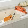 Silicone Kitchen Sink Water Splash Guard Washing Basin Anti-splash Stopper Waterproof Splatter Screen Bar Anti-water Board