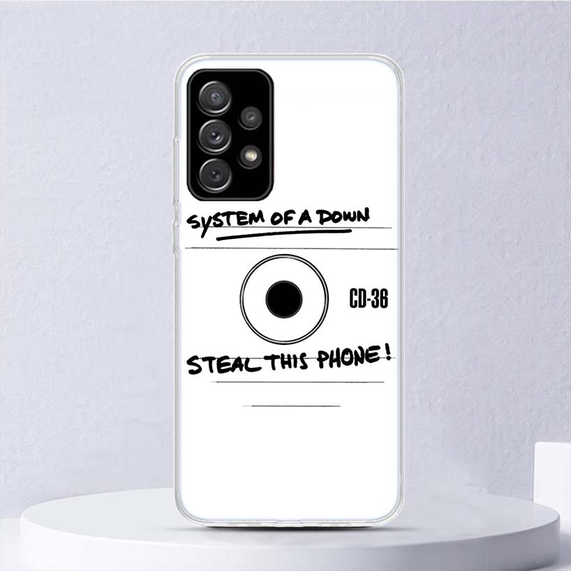 

System Of A Down Soft Case For Samsung Galaxy A17 A16 A26 A36 A56 A15 A14 A13 A55 A54 A53 Phone Cover A25 A35 A24 A34 A23 A33 Samsung A13