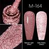 Watery Shimmer Diamond Gel Polish 2025: Glitter Pink Crushed Diamond Nail Art