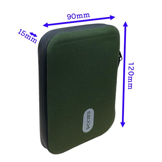 PRCCA Slim Waterproof Cycling Pouch S with YKK Ideal for and Holds and Fits perfectly in the back pocket of your cycling Rain-Resistant