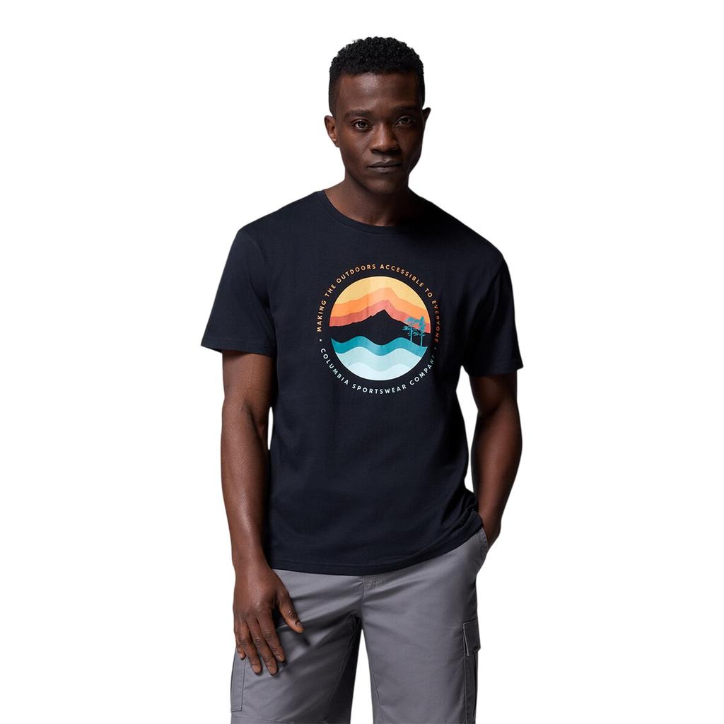 Columbia Mens Path Lake II Crew Neck Regular T-Shirt