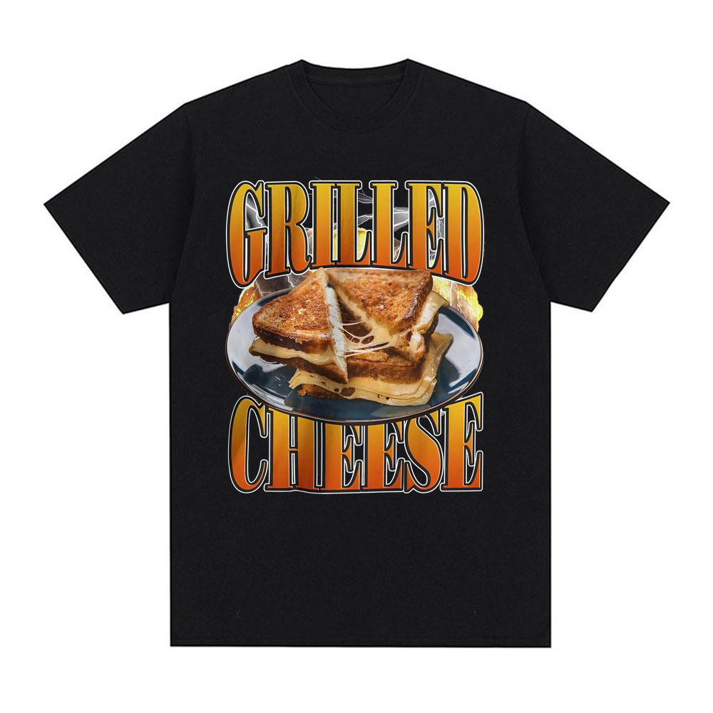 

Funny Grilled Cheese Foodie Gift Meme T-shirt Men Women Summer Casual O-Neck Oversized T Shirts Cotton 100% High Quality T Sh... S разноцветный