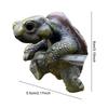 Schildkrötenskulptur für den Außenbereich Wetterfeste Schildkrötenfigur Harz-Schildkrötenfigur Blumentopf-Vase Umarmender Übertopf Pflanzgefäß für den Innenbereich